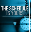 Schedule On your time.
